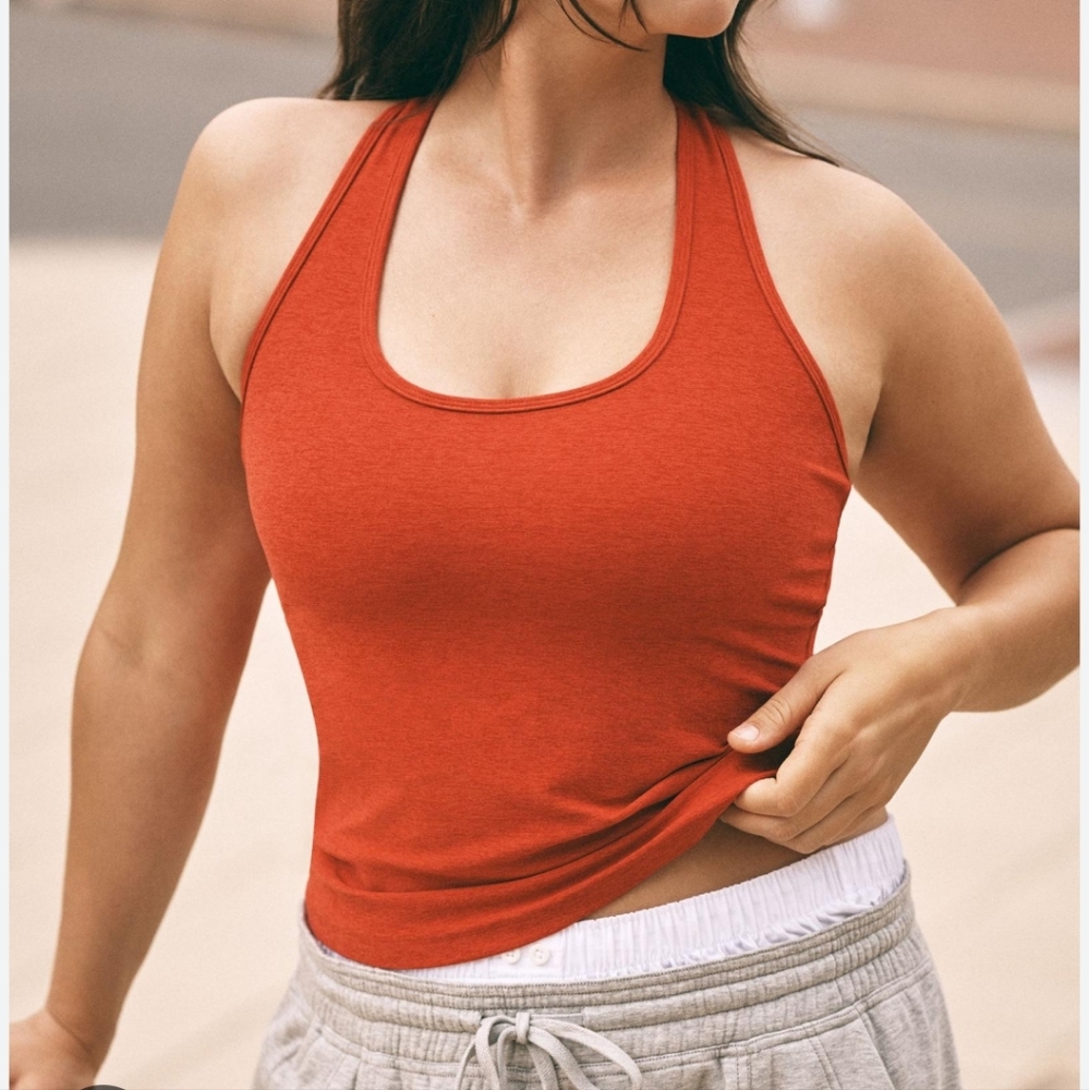 Beyond Yoga Women's Racerback Tank Top in Burnt Orange